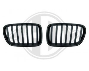 grilles de calandre noire mat facelift BMW X3 F25 2010-2014